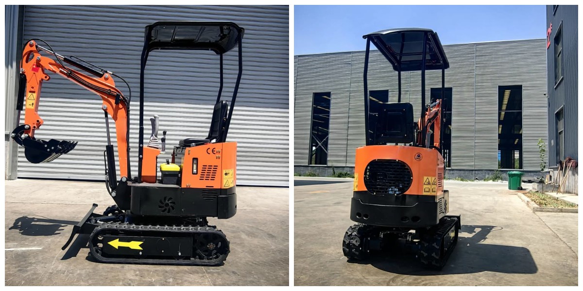 1 ton Mini Excavator Digging Machine