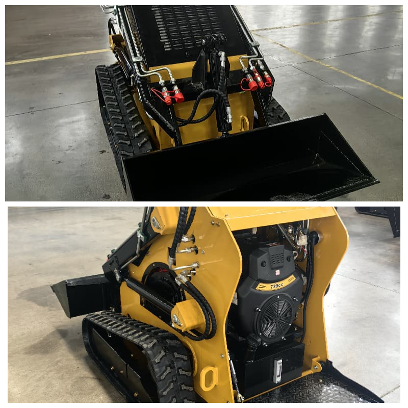  Bucket Mini Skid Steer Loader