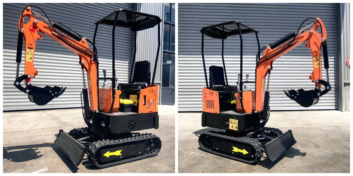 1 ton mini track digger